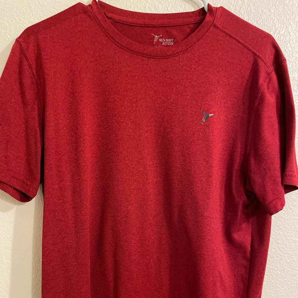 Old Navy - Large Exercise/Active T Shirt (Red)